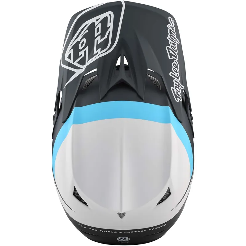 Troy Lee Designs D3 Fiberlite Full Face MTB Helmet Slant Green-3